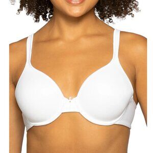 Vanity Fair Body Caress White 42C Full Coverage Underwire Bra NEW NWT Soft 75335